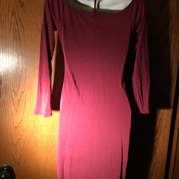 DRESS UP TONIGHT COCO AVANTE SIZE MEDIUM  MAROON - Picture 5 of 8